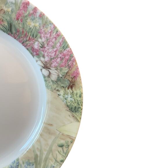 Peter Rabbit Salad Plates Spring Garden The World Of Beatrix Potter 8" Set 4 New - Picture 6 of 16